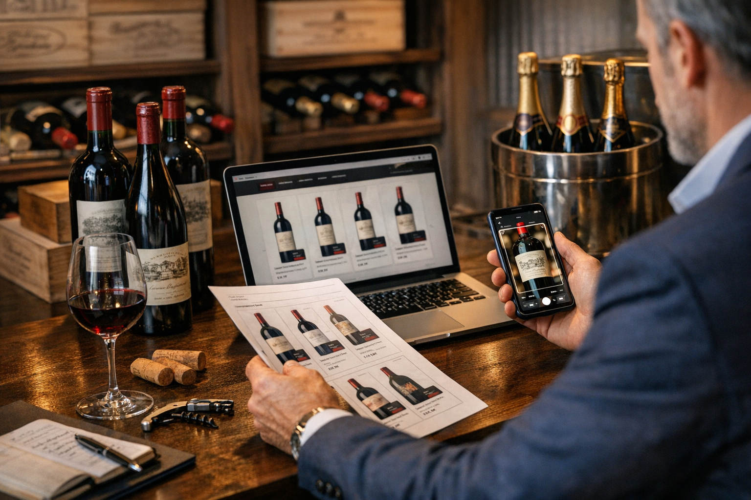 L’Art du Vin : Caviste en Ligne et Investissement Viticole